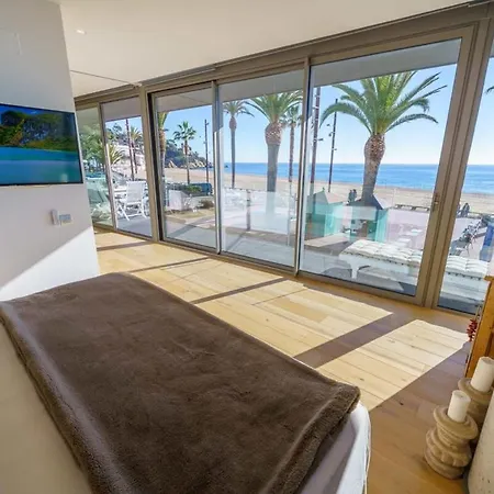 Lloret Oceanfront Lux Experience - Vista Mar & Air Con דירה יורט דה מאר
